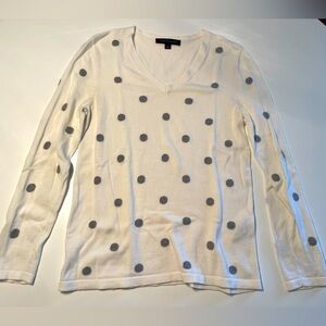 Tommy Hilfiger V Neck light cotton polka dot sweater